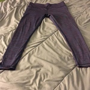 Fleece lined athletic leggings
